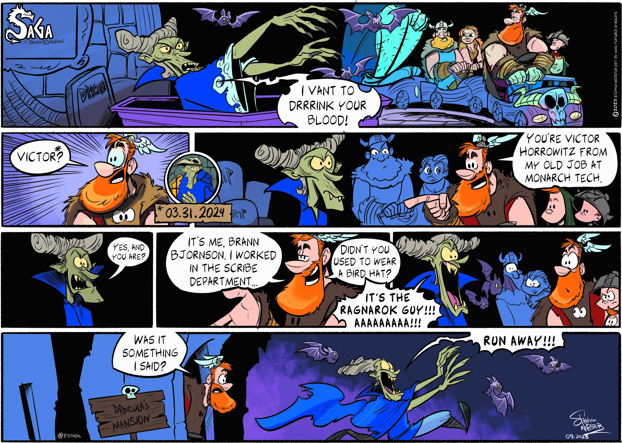 The Saga of Brann Bjornson Comic Strip 2025-09-14 | Comics Kingdom