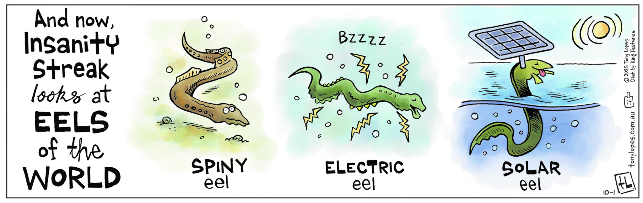 Insanity Streak Comic Strip 2025-10-01 | Comics Kingdom