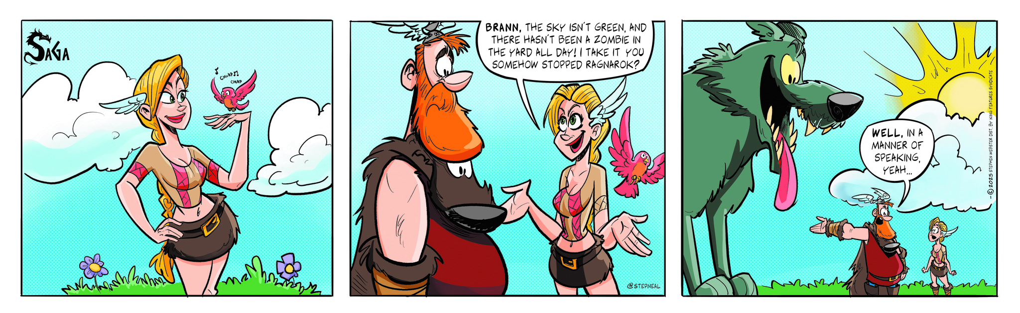 The Saga of Brann Bjornson Comic Strip 2025-10-14 | Comics Kingdom