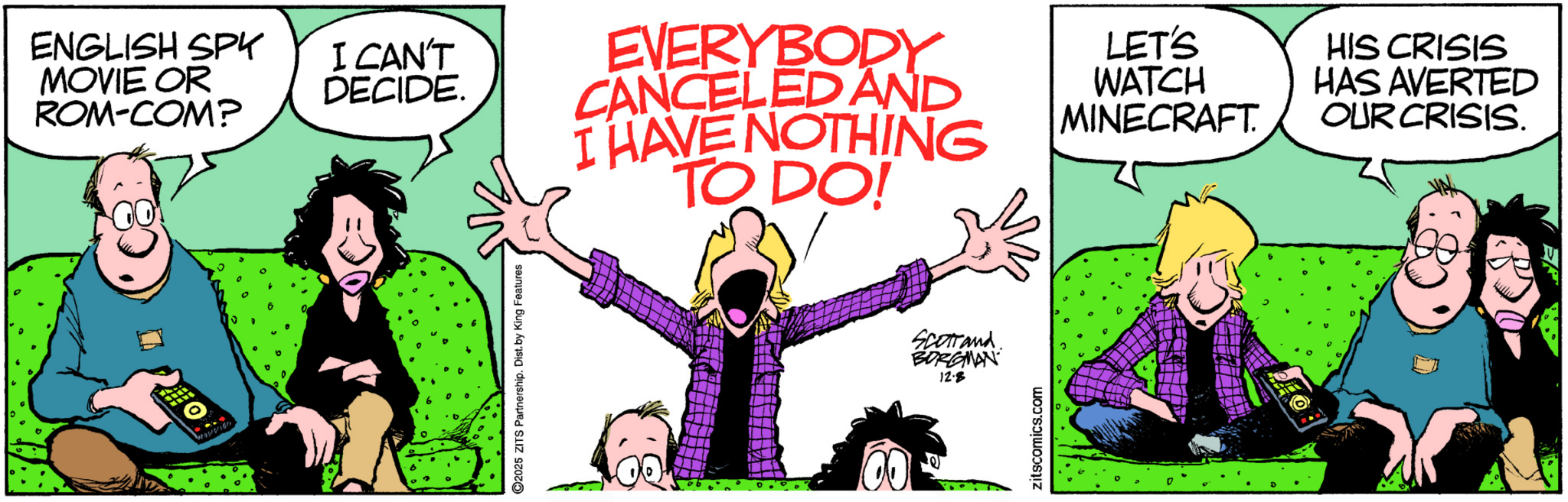 Zits Comic Strip 2025-12-08 | Comics Kingdom