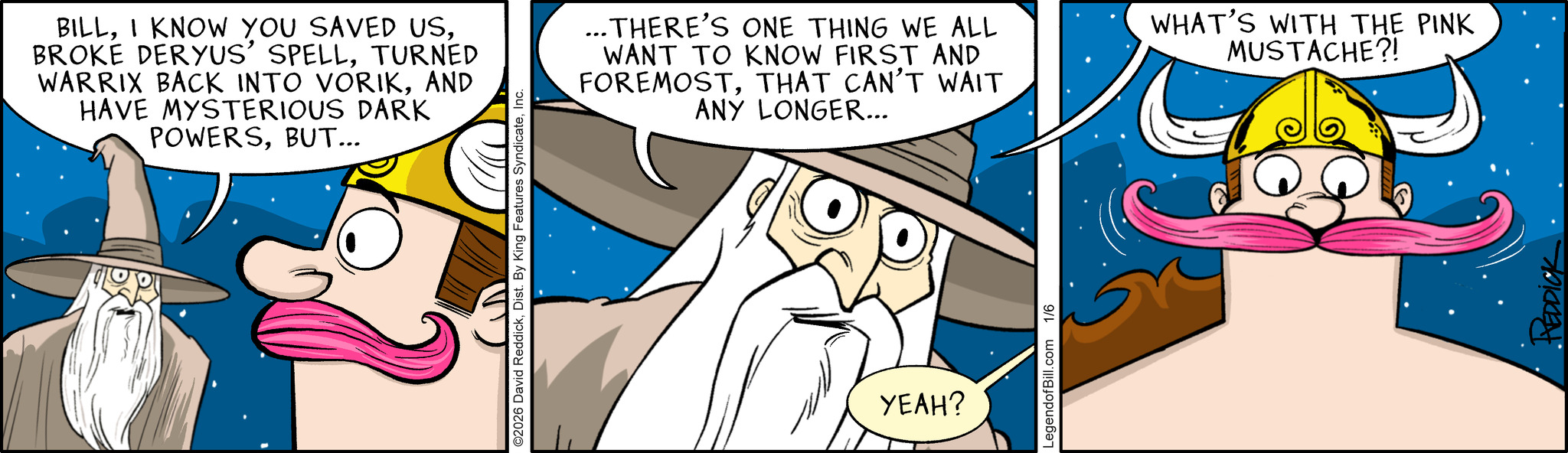 Legend of Bill Comic Strip 2026-01-06 | Comics Kingdom