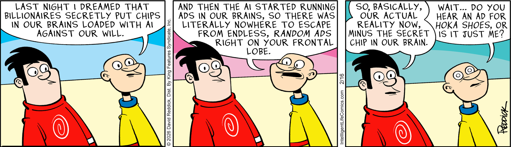 Intelligent Life Comic Strip 2026-02-16 | Comics Kingdom