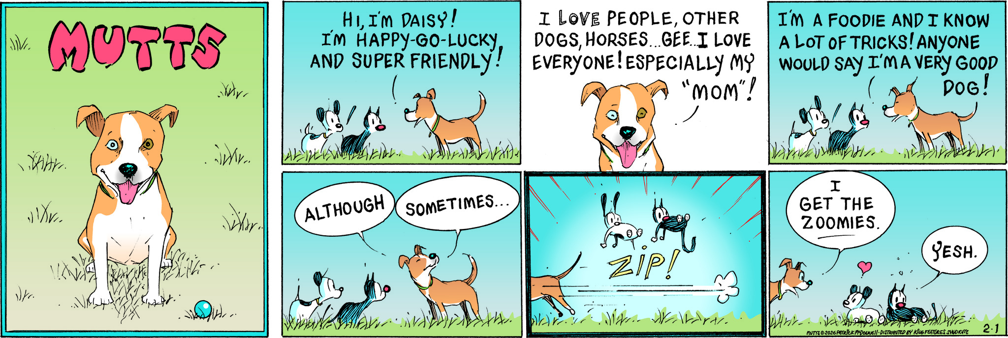 Mutts Comic Strip 2026-02-01 | Comics Kingdom