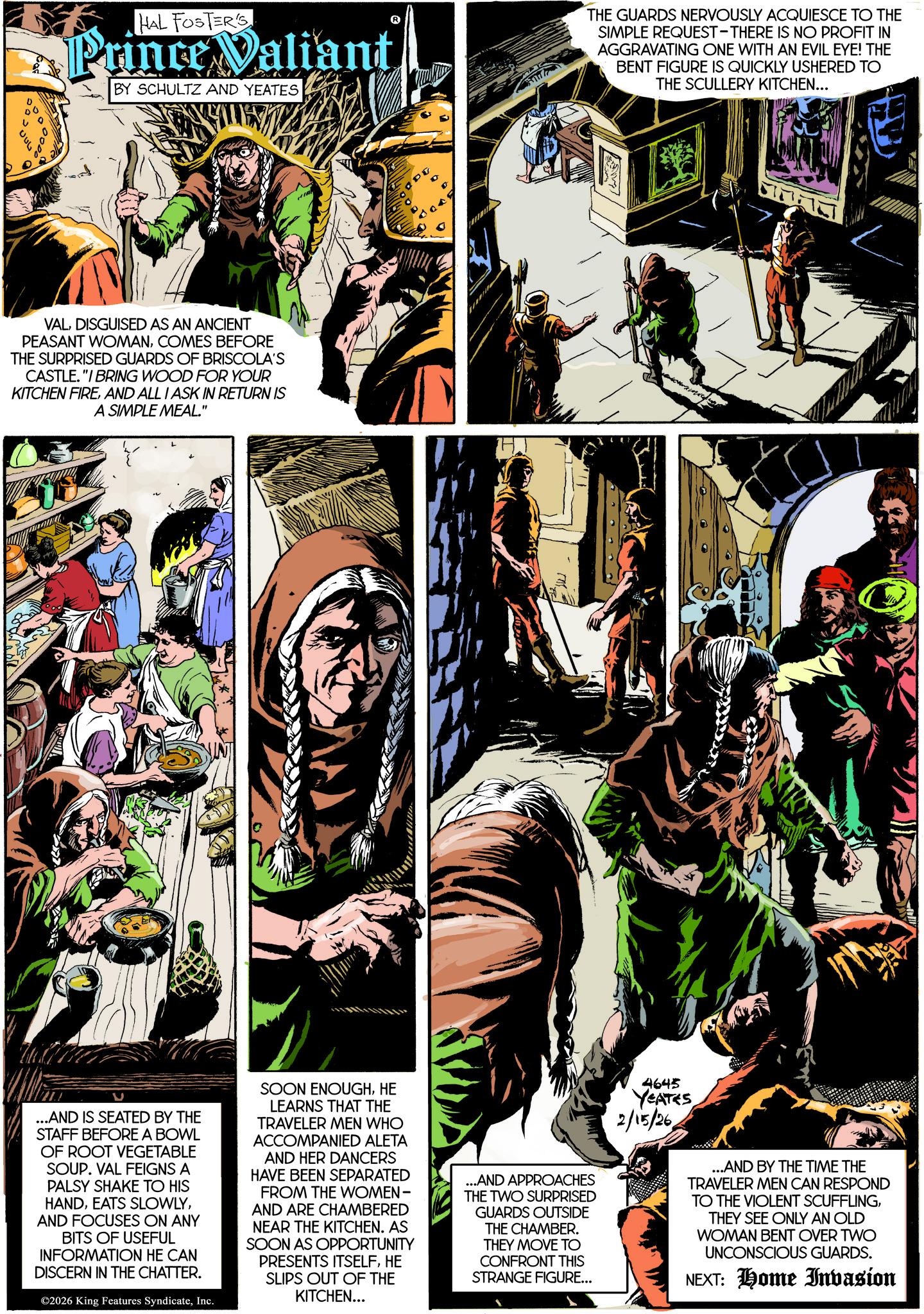 Prince Valiant Comic Strip 2026-02-15 | Comics Kingdom