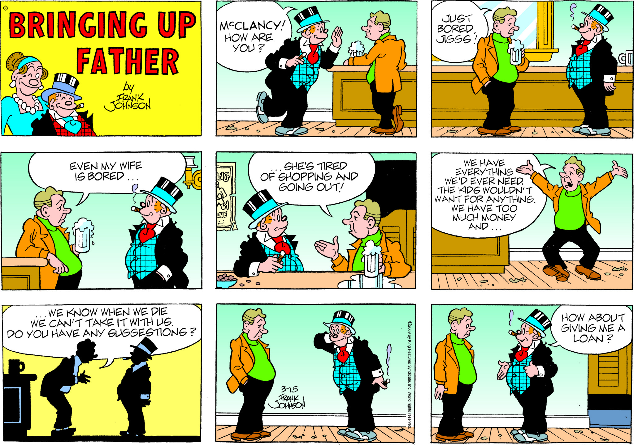 Bringing Up Father Comic Strip 2026-03-15 | Comics Kingdom