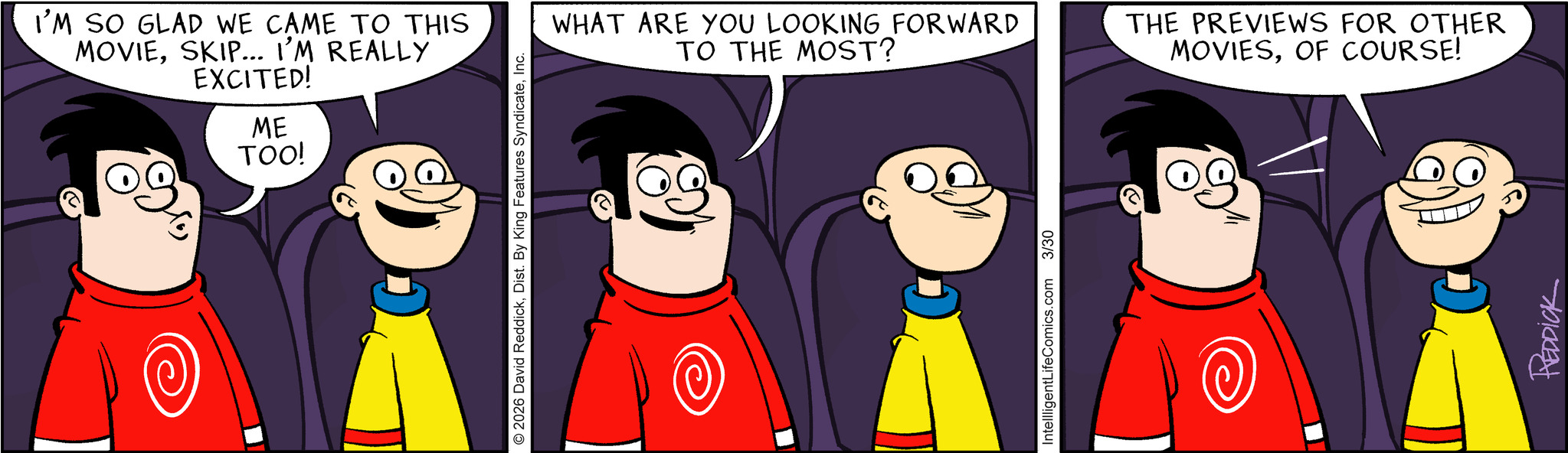 Intelligent Life Comic Strip 2026-03-30 | Comics Kingdom