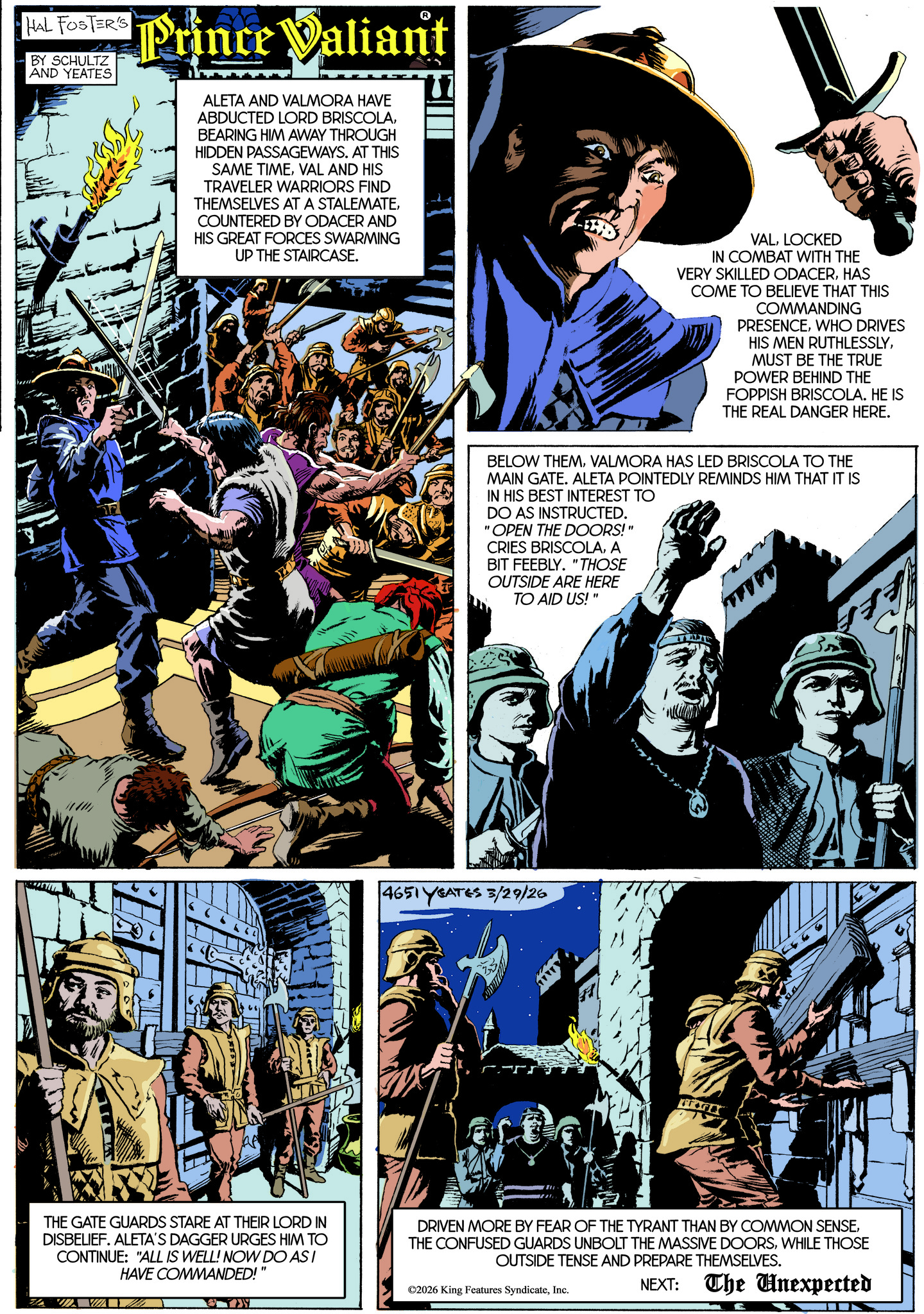 Prince Valiant Comic Strip 2026-03-29 | Comics Kingdom