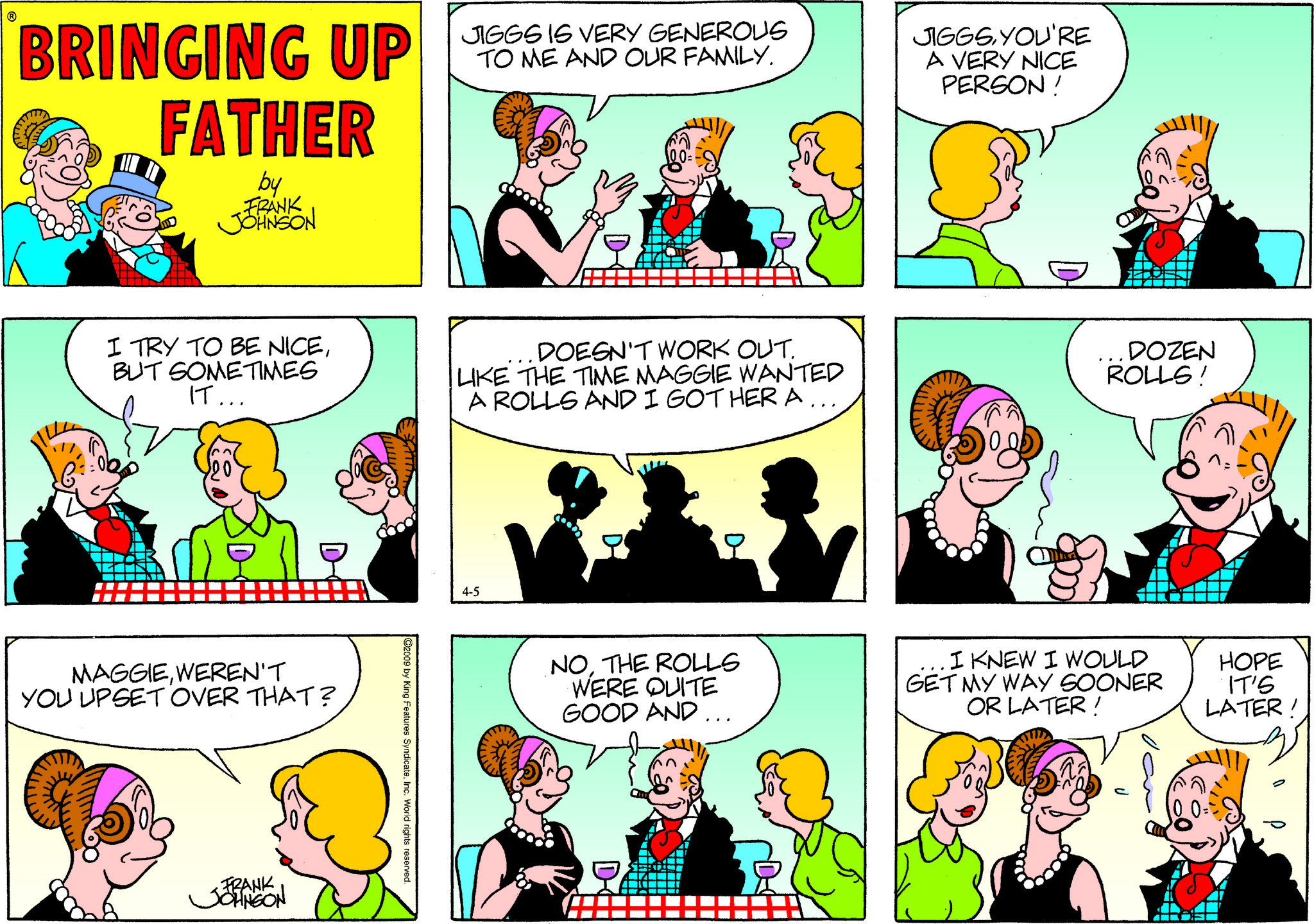 Bringing Up Father Comic Strip 2026-04-05 | Comics Kingdom