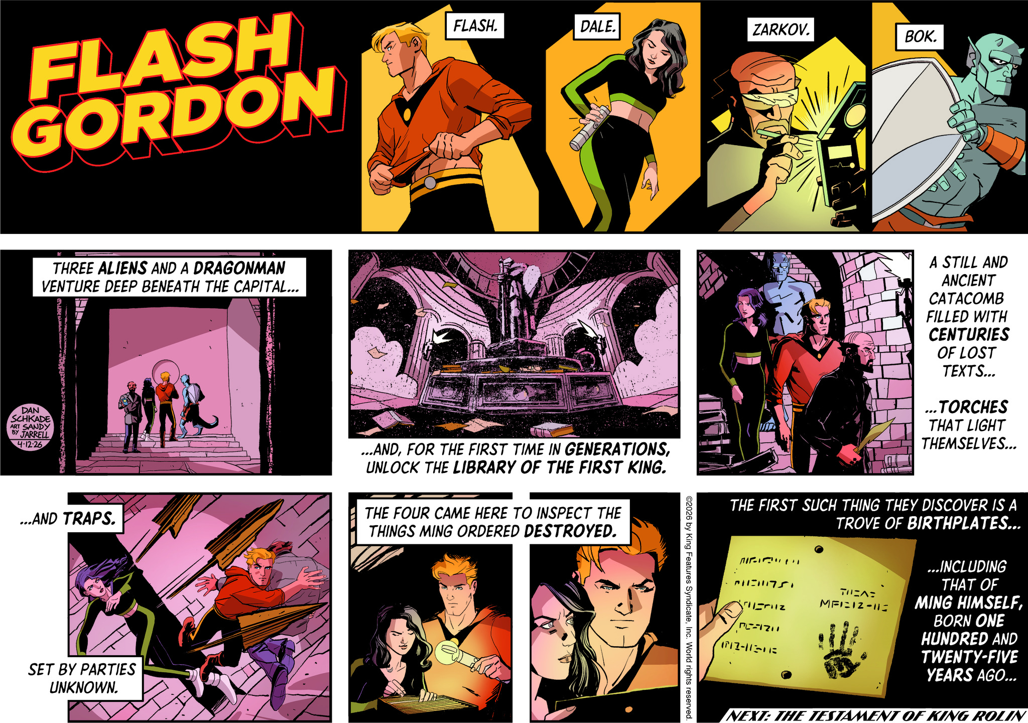 青年漫画 Geistesblitz 5 vor 12 rdzdsi3 Flash Gordon Comic Strip 2026-04-12 | Comics Kingdom