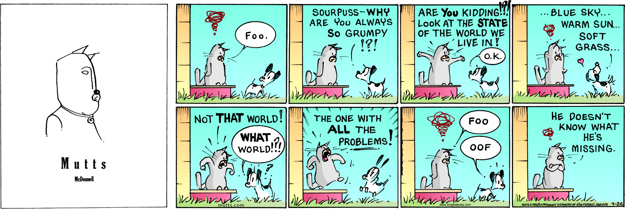 Mutts Comic Strip 2026-04-26 | Comics Kingdom