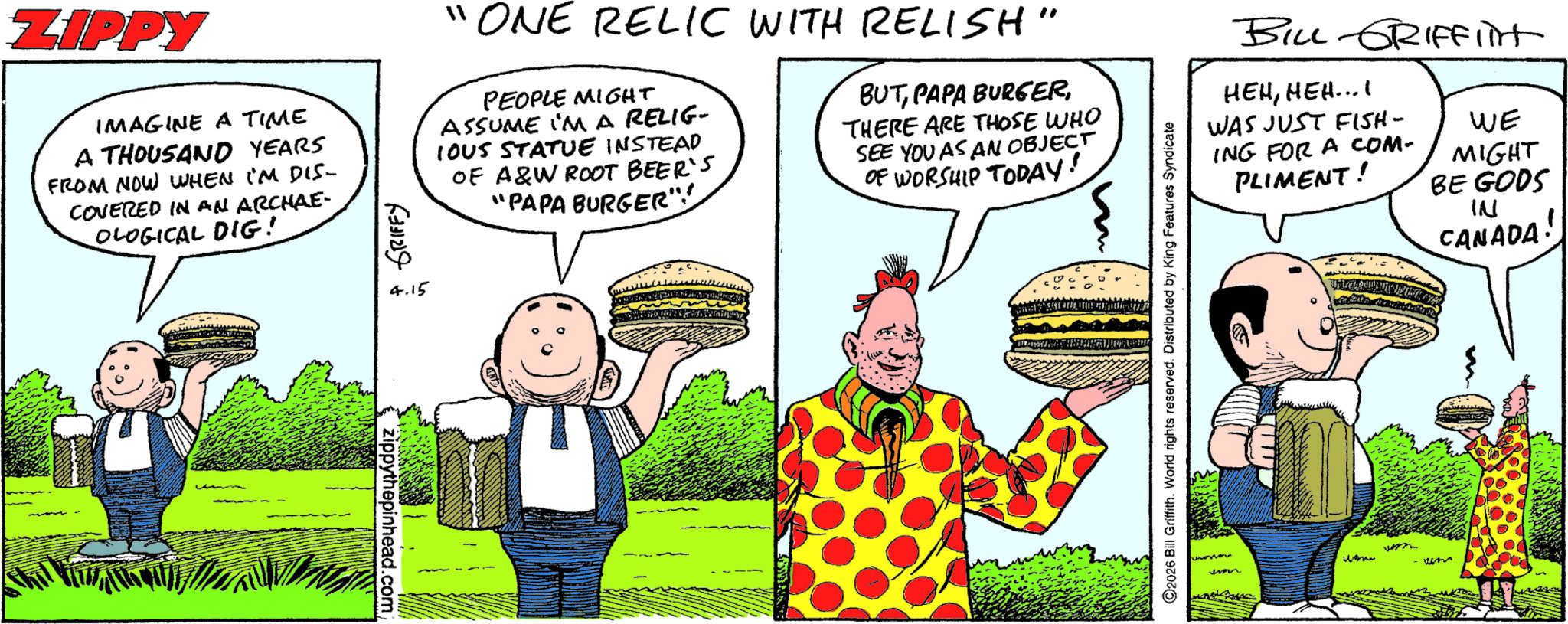 Zippy The Pinhead Comic Strip 2026-04-15 | Comics Kingdom