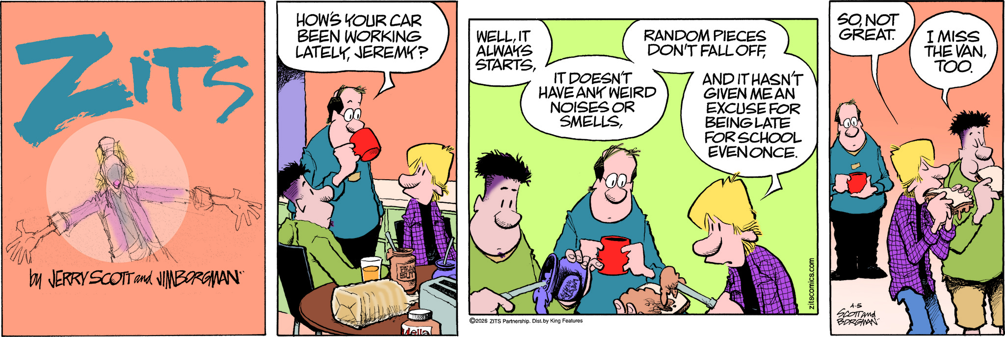 Zits Comic Strip 2026-04-05 | Comics Kingdom