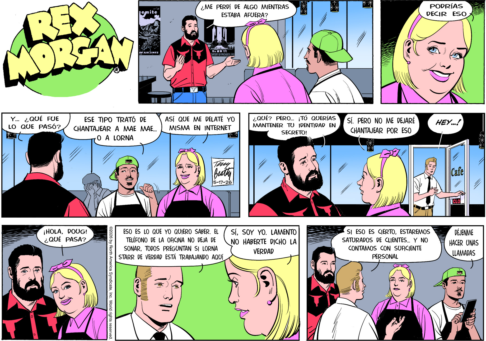 Add Rex Rex Morgan M.D. Comic Strip 2026-05-17 | Comics Kingdom