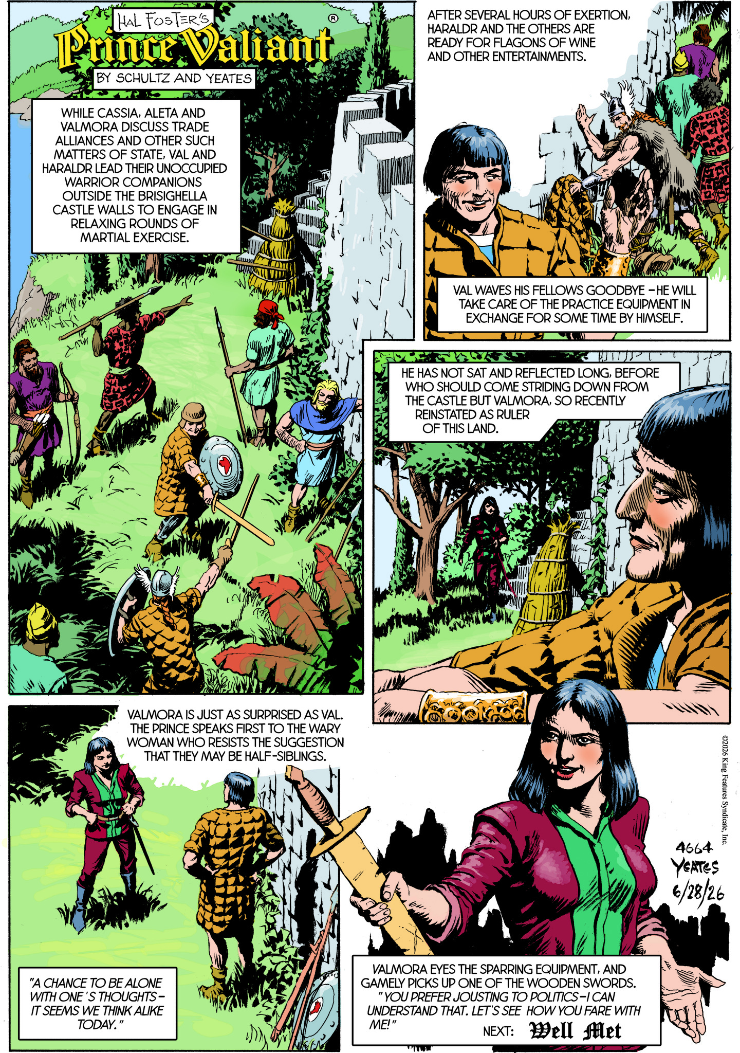 Prince Valiant Comic Strip 2026-06-28 | Comics Kingdom