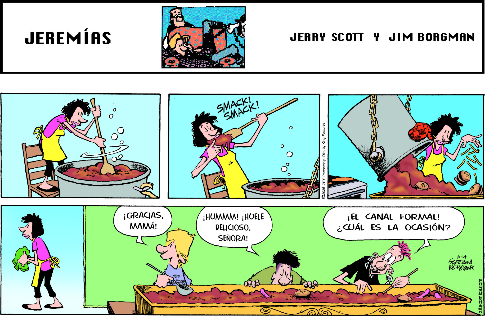 Zits (Spanish) on Sun, 14 Jun 2026