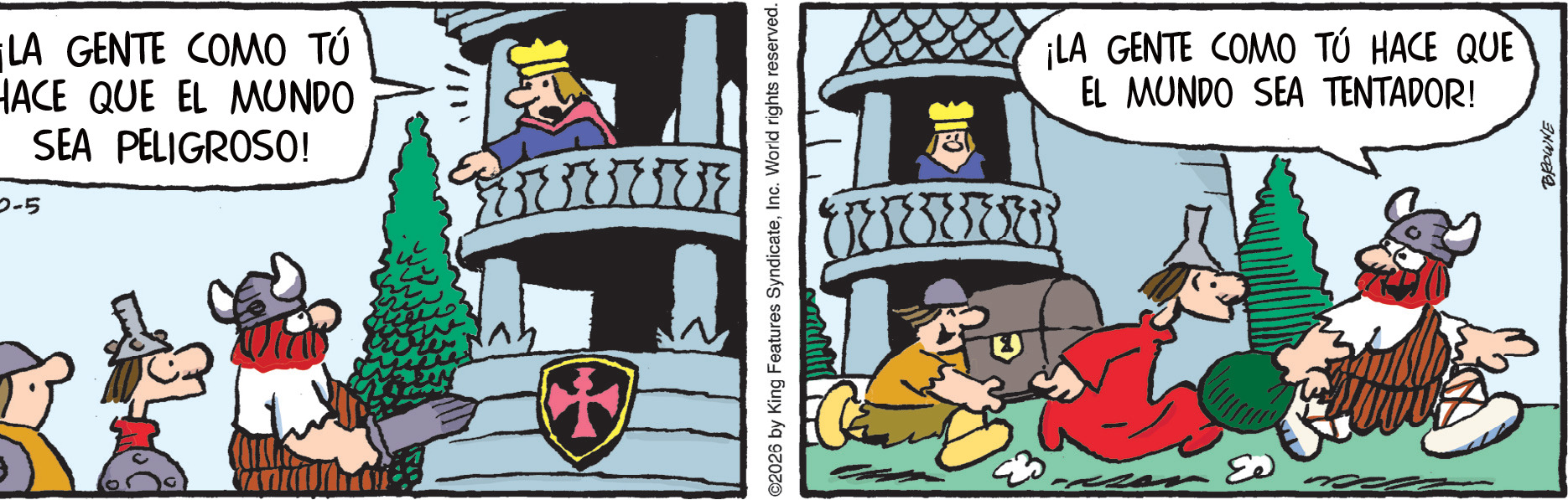 Hagar The Horrible (Spanish) for Mon, 26 Oct 2026